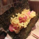 奥新 鮨屋のうおきん - トロタク巻き