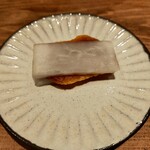 奥新 鮨屋のうおきん - からすみカブ