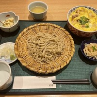 手打ちそば 大石 - 親子丼のセット