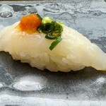 築地寿司清 - もみじおろしとポン酢のトラフグ❗️