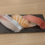 すし江戸 - トロ３点盛り