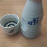 すし江戸 - あさ開（熱燗）