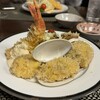 ちかさんの手料理 - アワビのまるごとフライ、はまぐりのフライ、天然ホタテフライ、天然エビフライ
