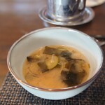 Club Med Phuket - 味噌スープ。具にきゅうりがあるような気がする。お出汁は粉末のヤツかな〜。