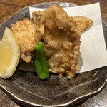 ふぐよし 総本店 - ふぐ唐揚げ、カラッと揚がってて、淡白な白身が美味