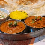 ルーパリ - 若草ランチ（キーマカレー、ひよこ豆のカレー）