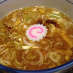 中華そば わた井 - つけ汁アップ