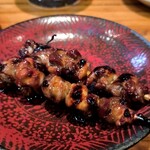 炭火串処 そうげん - ハツモト。独特の食感。焼酎にはこれでしょう。