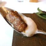 イタリアン オット - フォアグラとバニラのアイスクリーム