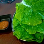 焼肉ぐりぐり家 - 包野菜はかなり注文しました！店泣かせ！食べ放題なんで！