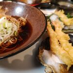 玄 - ぶっかけ辛味おろし蕎麦＋海老天