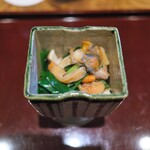 しの田 - ぬたあえ風だけど、かんきつで和えてさっぱりと。