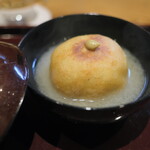 しの田 - 百合根まんじゅう。おっきーい。