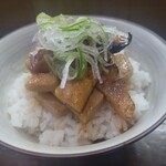 らあめん サンド - 炙りチャーシュー丼（アップ）