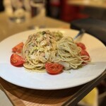 カフェ アンリ・ファーブル - ■すぎなみやさいパスタ ￥1.000、大盛り＋￥150