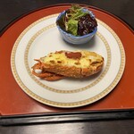 白良荘グランドホテル - 伊勢海老のトマトクリーム煮なのだ。