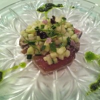 横浜うかい亭 - 初鰹のマリネ