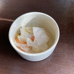 岩戸屋 - 今日のお通　正月らしくナマスです