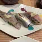 鮨 しら河 - 光物3種