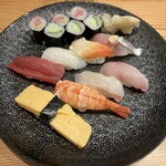 鮨 しら河 - にぎり