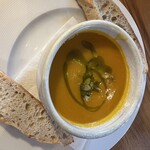 Côte Windsor - スターター（かぼちゃのスープ）