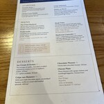 Côte Windsor - プリフィックスコースメニュー