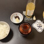 人形町今半 - お食事、りんごのスパークリングジュース(1320円)