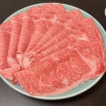 人形町今半 上野広小路店 - すき焼きのお肉(3人前)