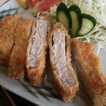 ひだのかみ - 肉厚２センチ程度！肉々しい食感はいい肉使ってますね＾＾