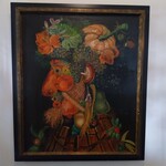 シェ松尾・松濤レストラン - 玄関正面のアルチンボルド