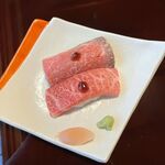 近江肉せんなり亭 伽羅 - 近江牛握り