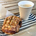 BLUE POPPY Bakery - Liver Pâté Croissant and Coffee 