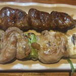 やきとり雷 本店 - 心臓、ねぎま？