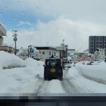 山忠 - オマケ・弘前市内の道路、1月4日