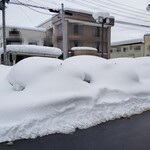 山忠 - オマケ・某会社の社用車は年末年始の大雪で埋まっておる