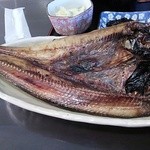 メルカードキッチンまる - ビックなほっけ定食