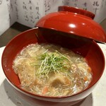 海山里 御料理みなみ - えび芋蟹あんかけ