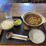 めん処すゞき - カレー煮込みうどん 小ライス