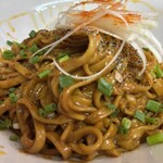 龍門瀑 - 黒カラシビまぜそば麺アップ