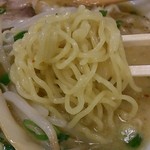 源ちゃんらーめん - パイタンらーめんの麺