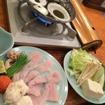 海鮮問屋 吾作どん - 鱧しゃぶ小鍋(¥1280)→友の会 会員価格で¥640