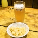 サカイ食堂 - 2014.4 生ホッピー（450円）とガリ