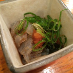 海鮮問屋 吾作どん - くらげポン酢(￥180)