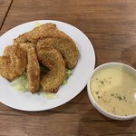 Vegan Eat Tokyo - 車麩のカツレツとコーンスープ