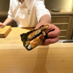 東山 吉寿 - 鰻の手巻き寿司