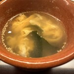 東山 吉寿 - 卵ワカメスープ