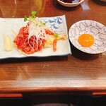 明月館・肉上手 - ユッケ