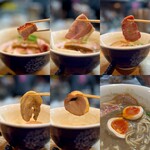 らぁ麺 紫陽花 - 【新春限定】鶏豚骨魚介らぁ麺1,600円
      黒豚ちゃーしゅーTP 500円
      味玉150円