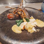 八重洲 steak & seafood 鉄板焼き 一心 - アメリケーヌソース、ビスクが効いてます