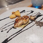 八重洲 steak & seafood 鉄板焼き 一心 - ここまでの火入れでバッチリでした